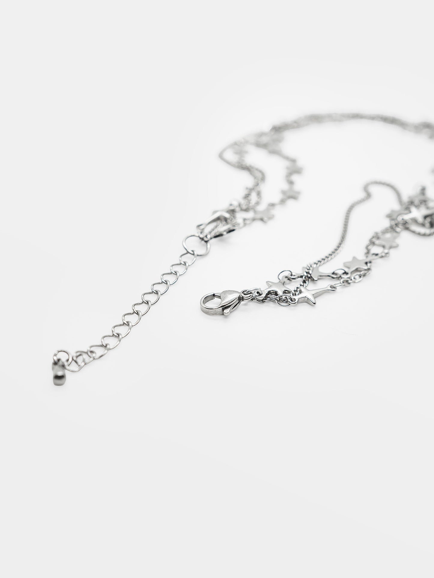 Potrójny naszyjnik z grzybem Folk