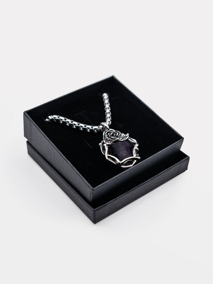 Eternity Amethyst Necklace