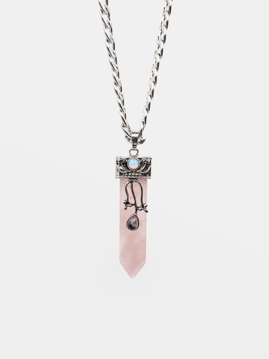 Seductress Rose Quartz Necklace