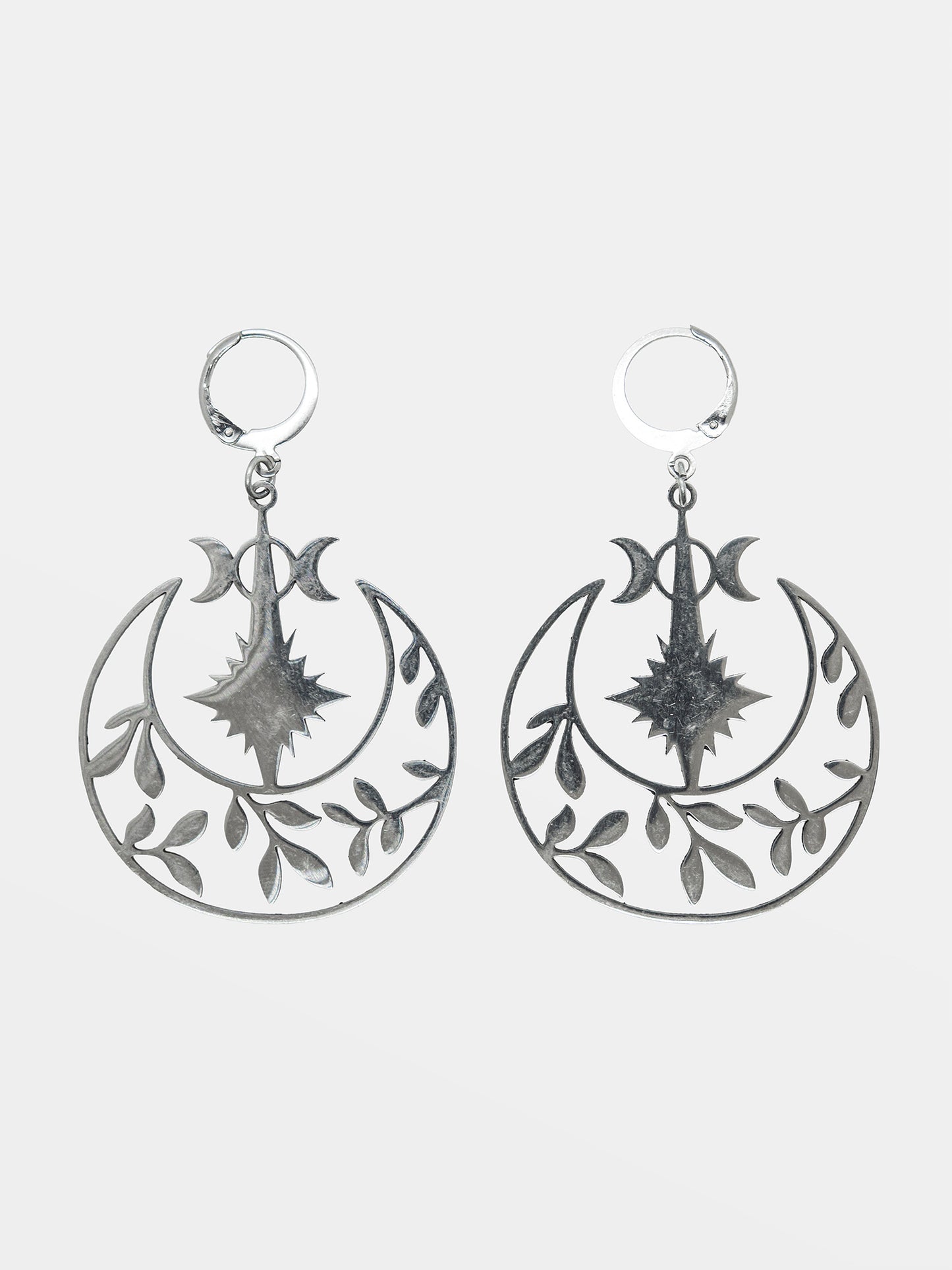 Duże kolczyki Gardenia