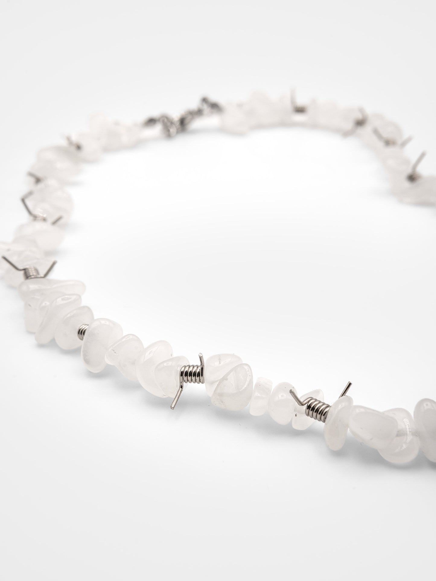 Choker z kryształu górskiego Wired
