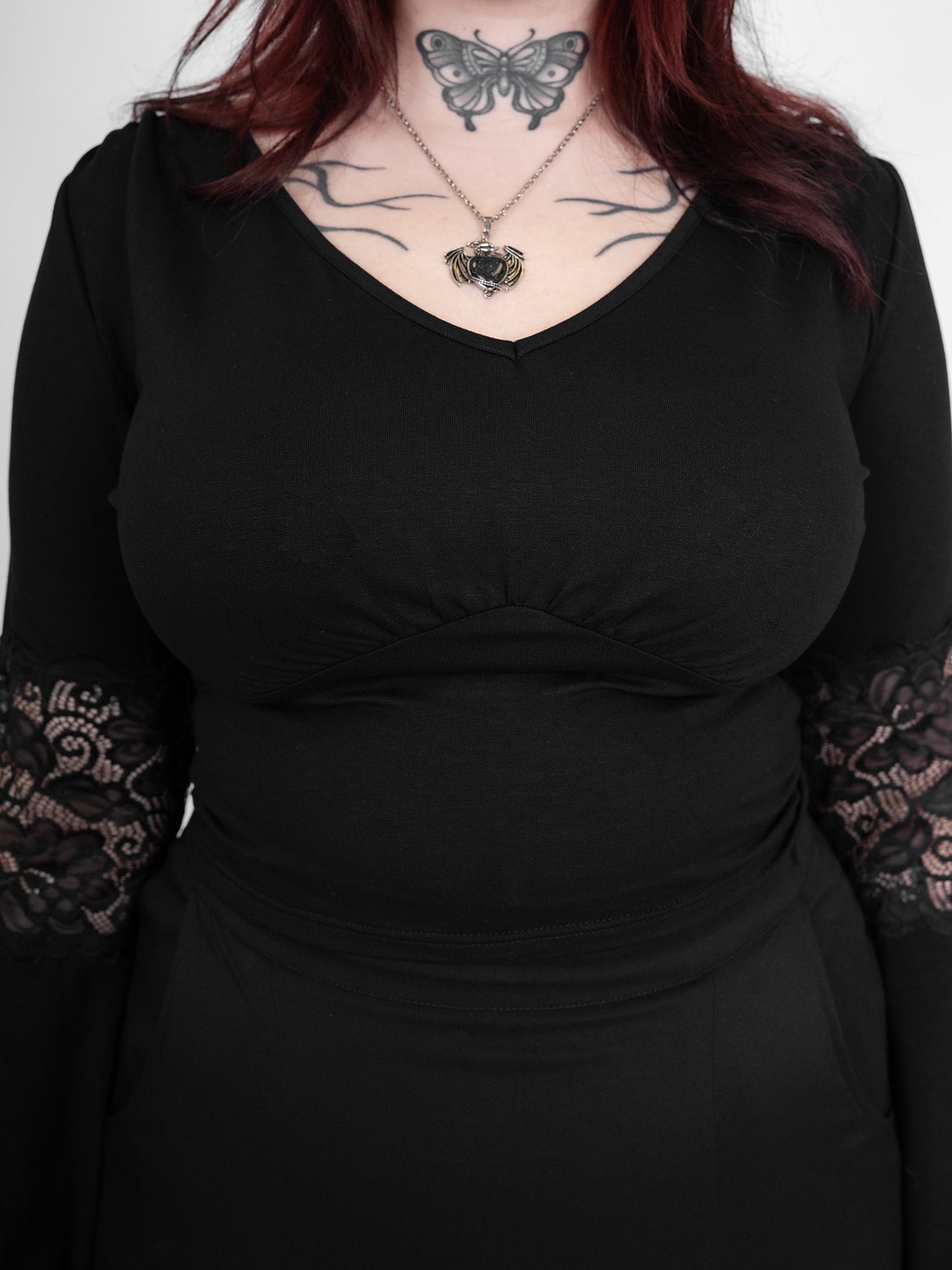 Bluzka z szerokimi rękawami Morgana