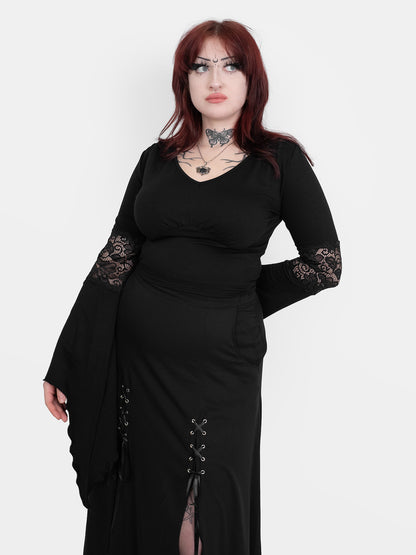 Bluzka z szerokimi rękawami Morgana