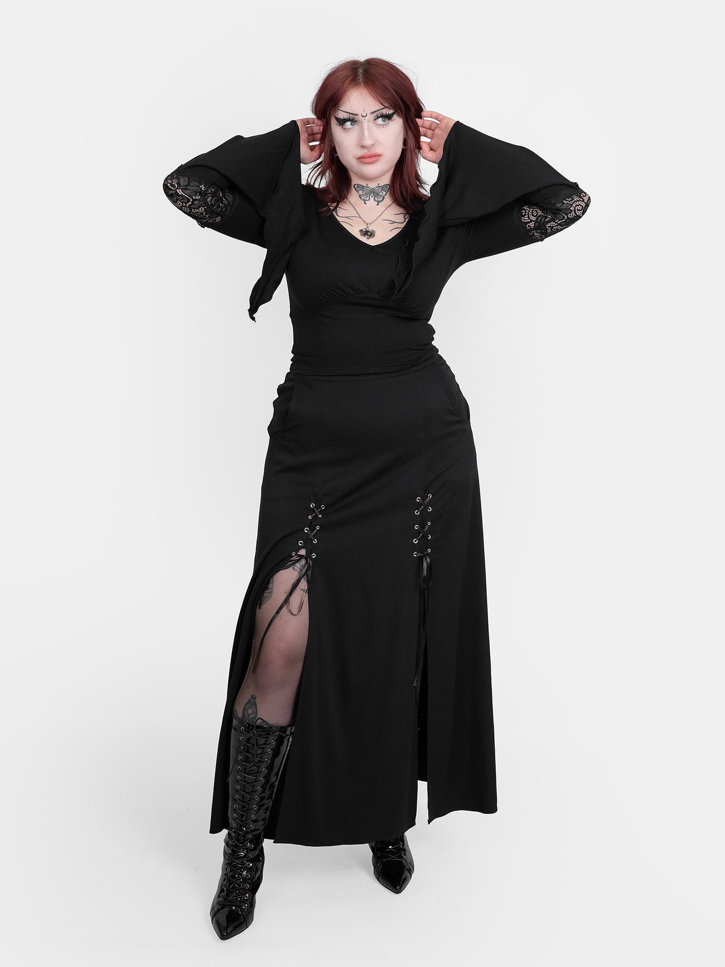 Bluzka z szerokimi rękawami Morgana