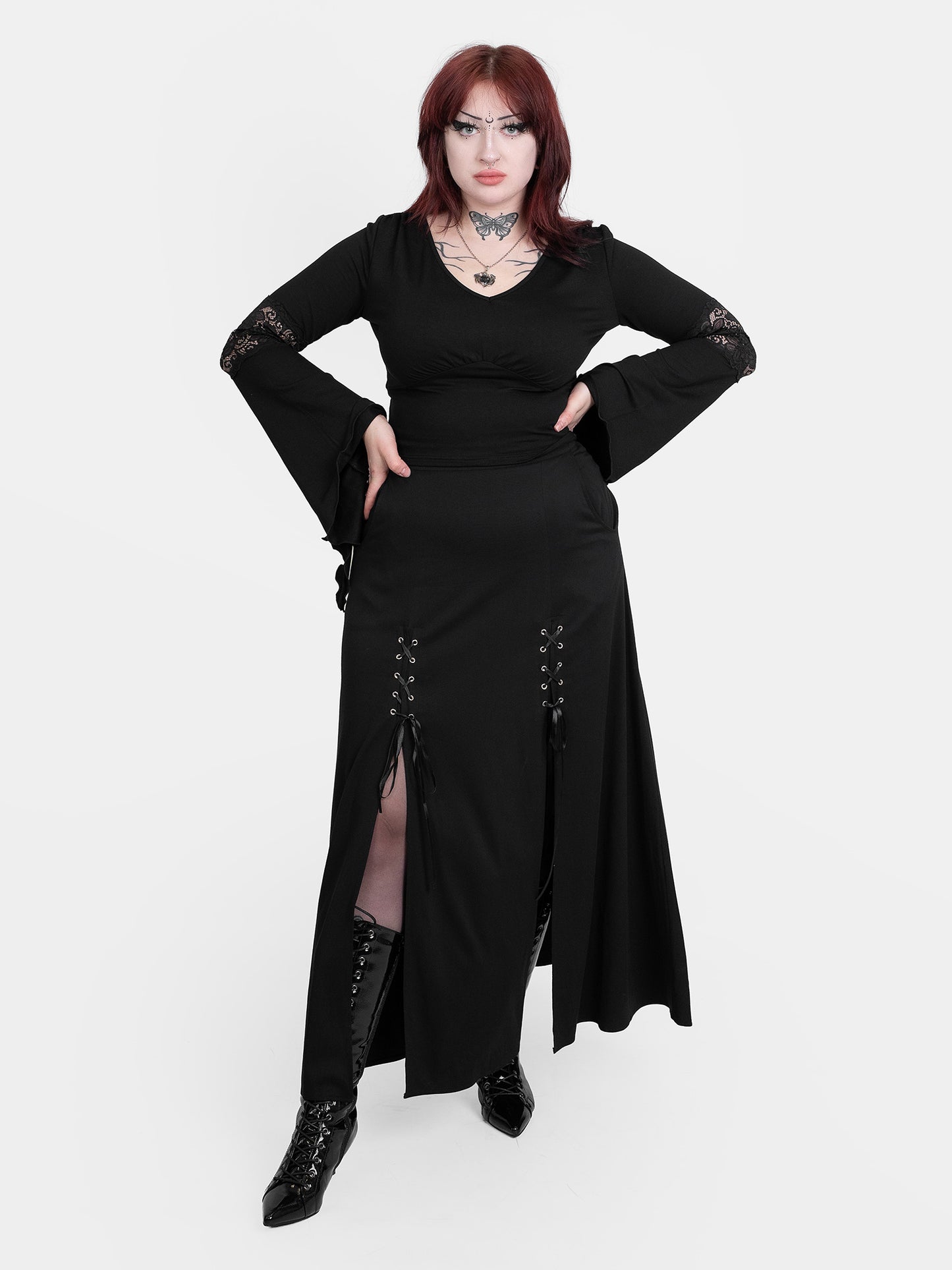 Bluzka z szerokimi rękawami Morgana