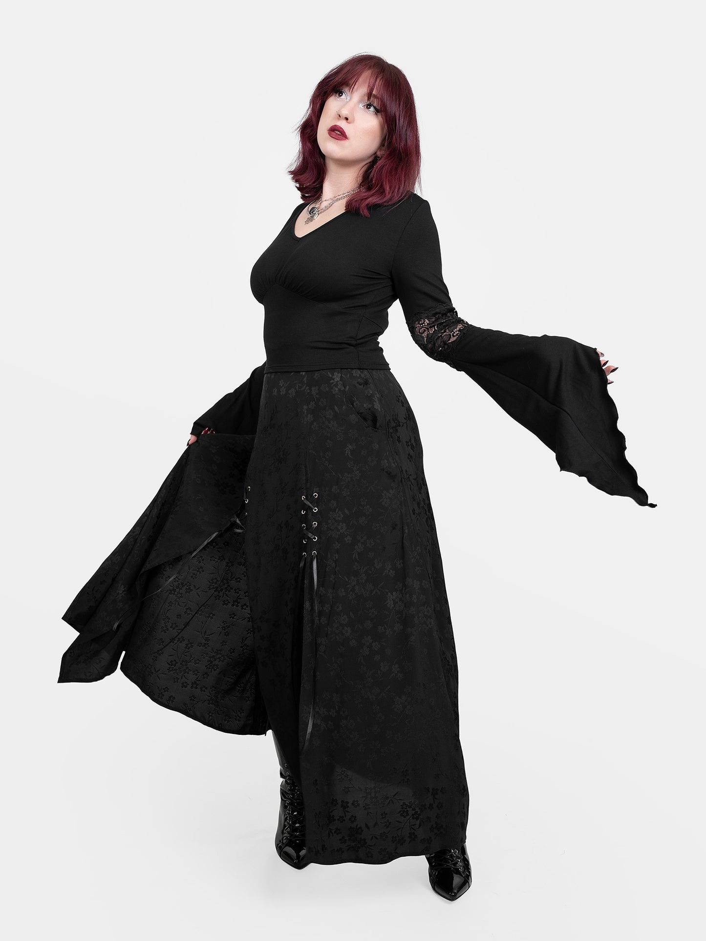 Bluzka z szerokimi rękawami Morgana