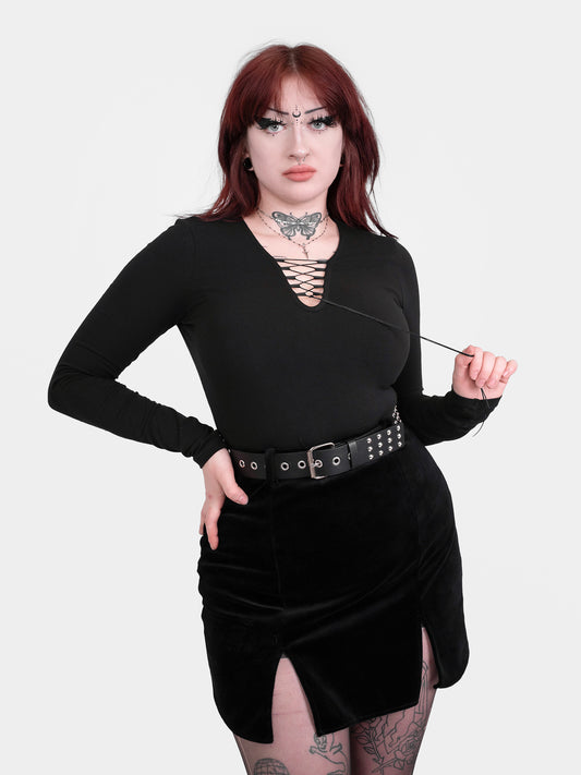 Bluzka z wiązaniem Vesper