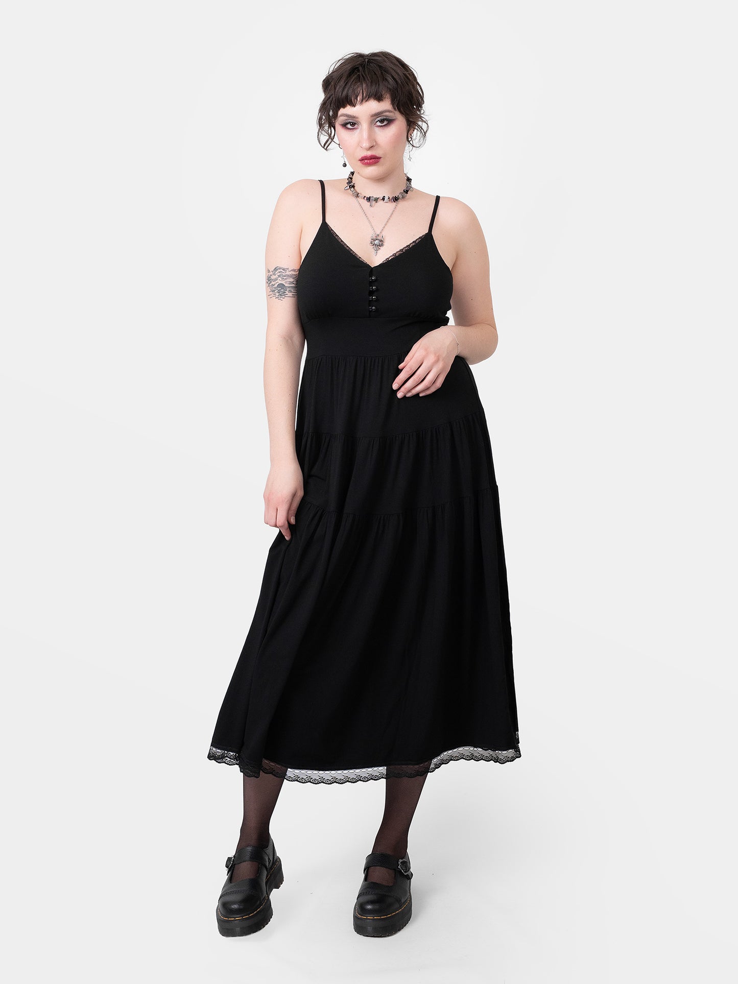 Sukienka z falbanami Evangeline