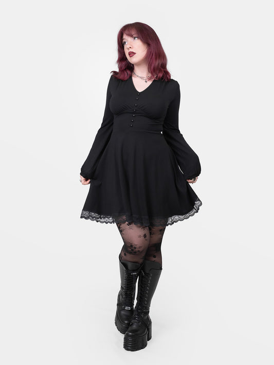 Sukienka mini z guzikami Deliria