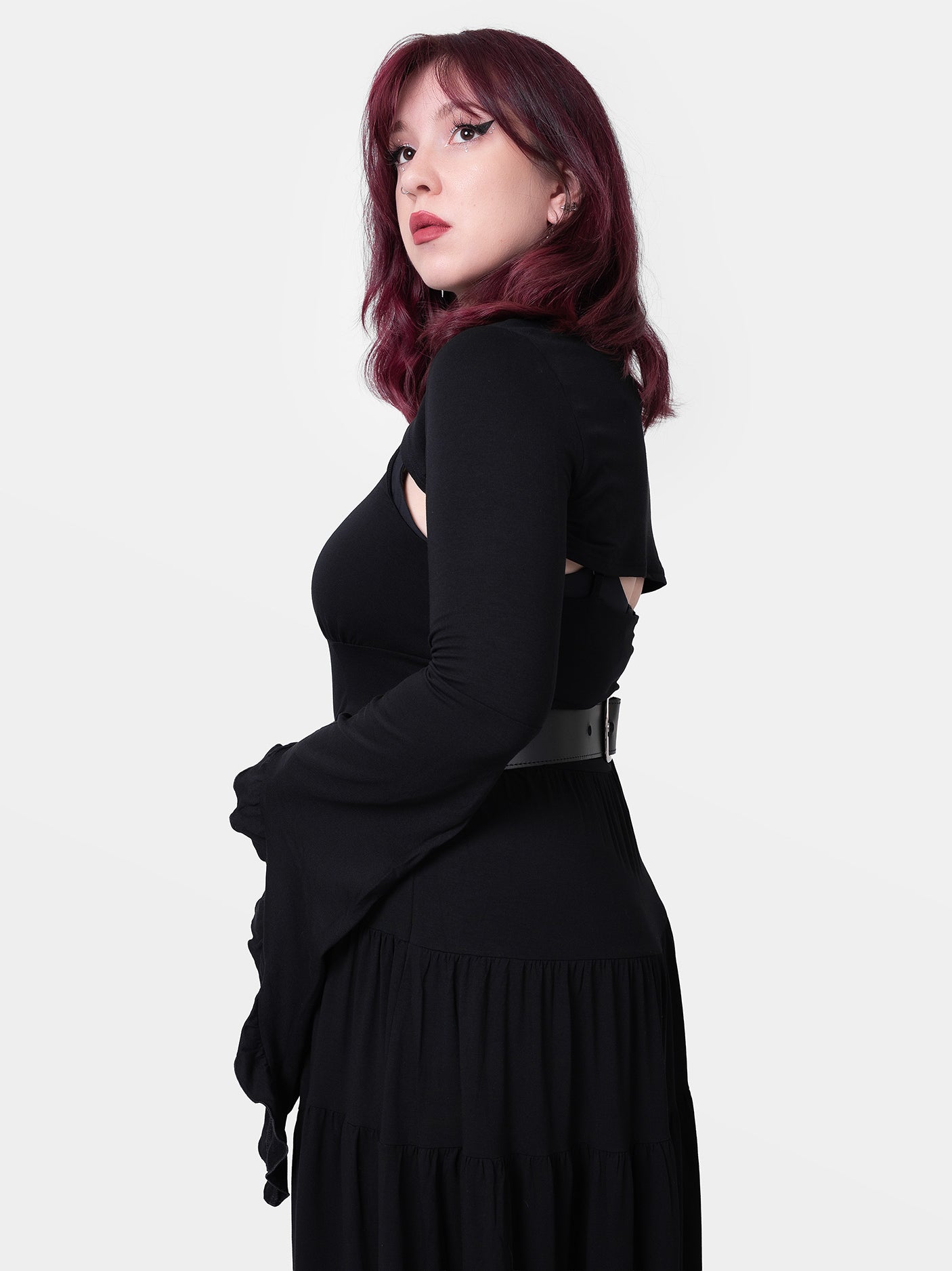 Shrug ze srebrnym zapięciem Yennefer