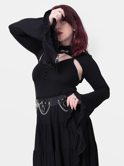 Shrug ze srebrnym zapięciem Yennefer