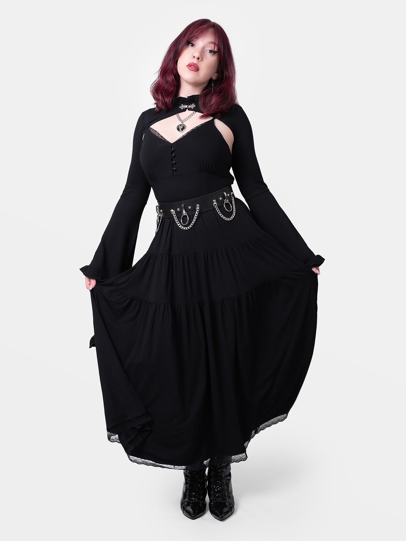 Shrug ze srebrnym zapięciem Yennefer