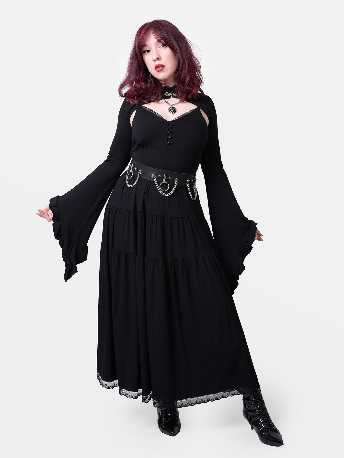 Shrug ze srebrnym zapięciem Yennefer