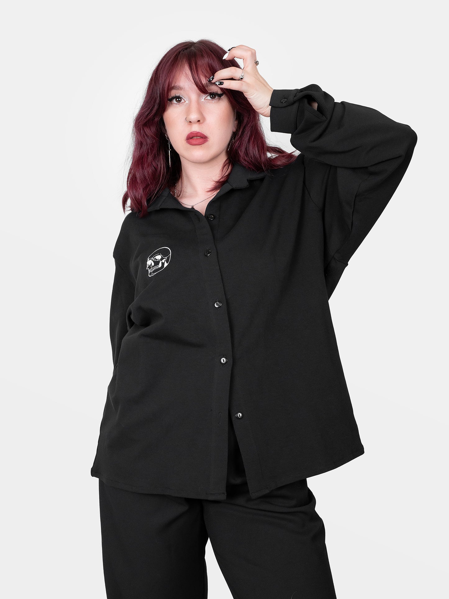 Shirt with Memento embroidery