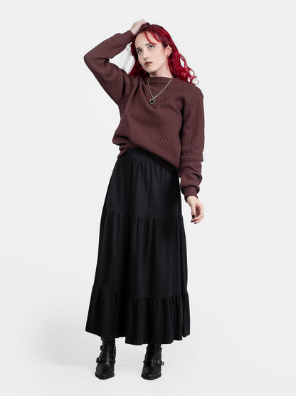 Brązowy sweter Omen