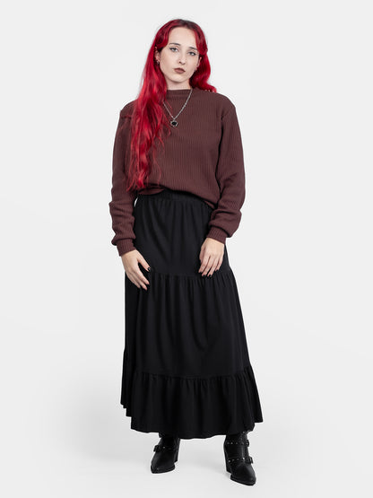 Brązowy sweter Omen