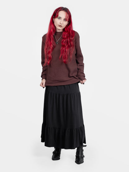 Brązowy sweter Omen