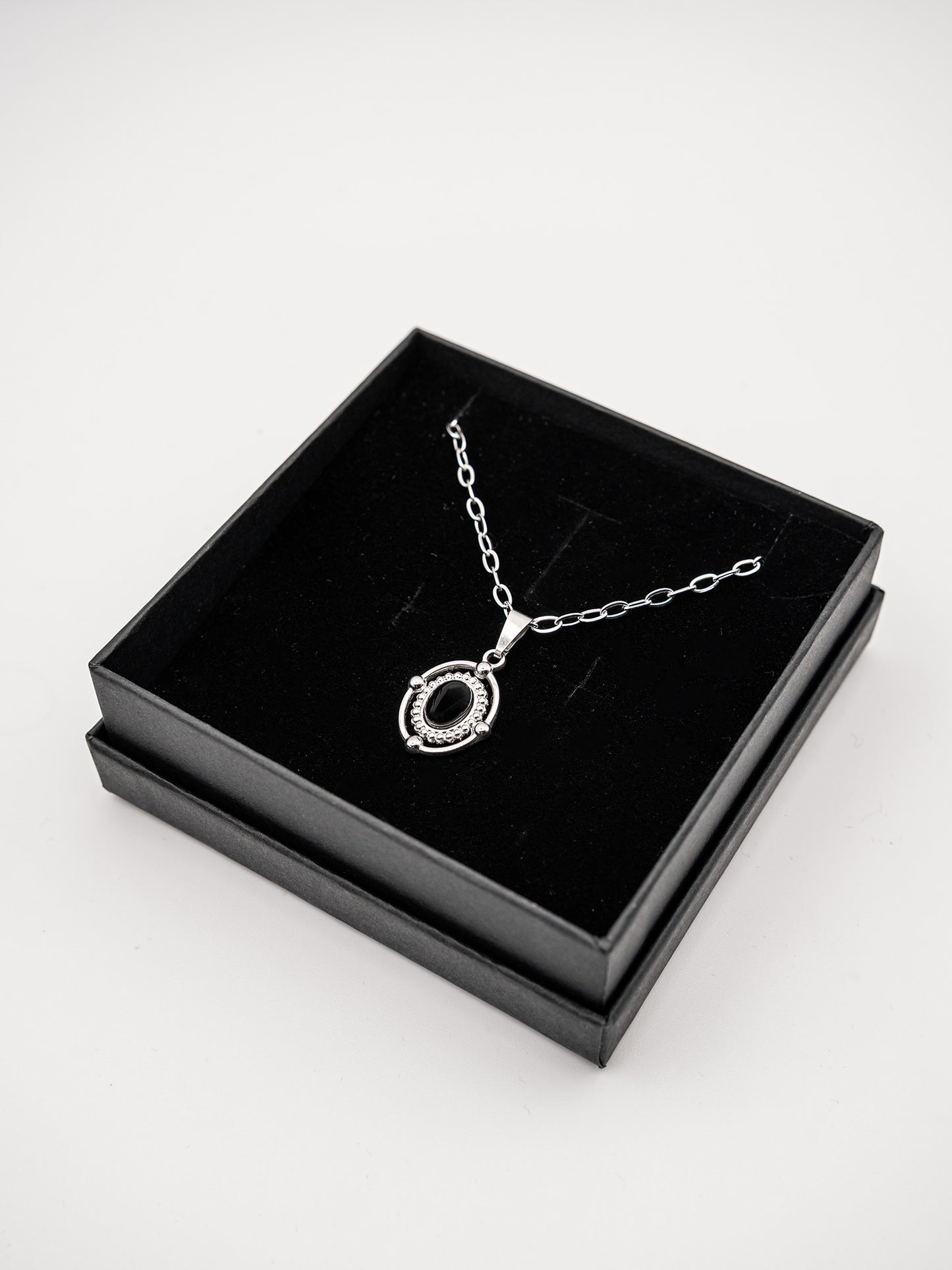 Naszyjnik z obsydianem Orpheus