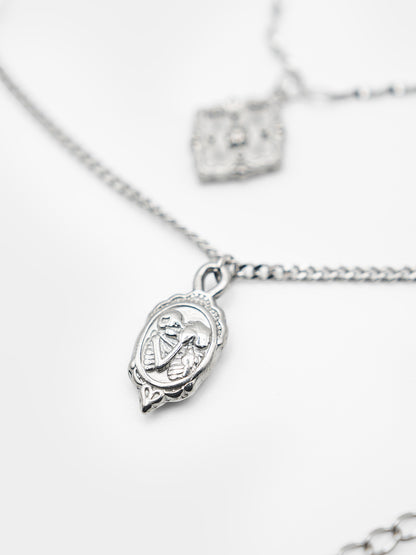 Potrójny naszyjnik z labradorytem Loverbound