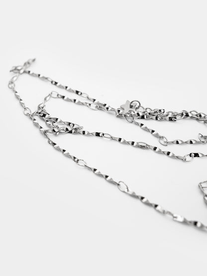 Potrójny naszyjnik z labradorytem Loverbound