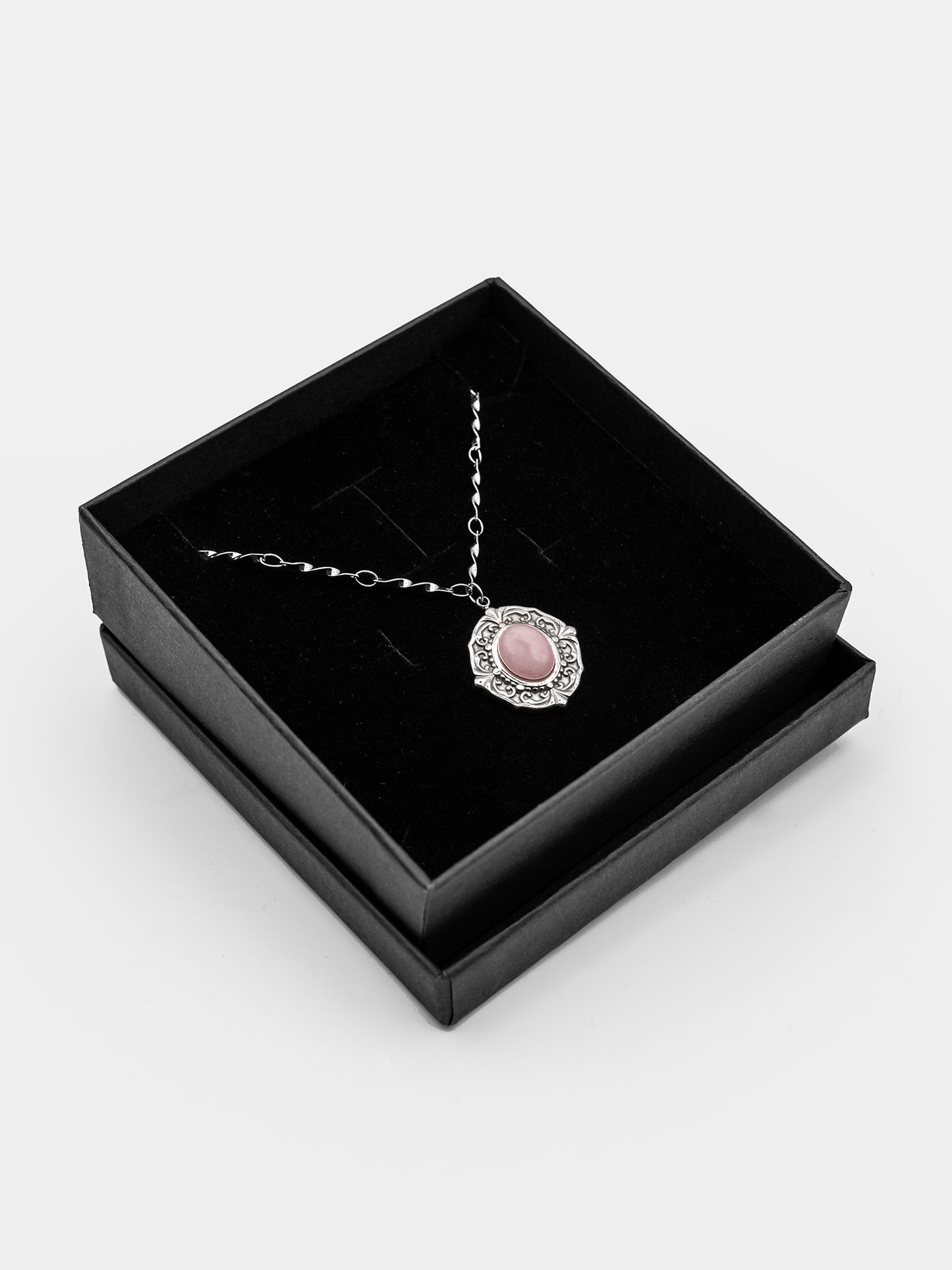 Naszyjnik z kwarcem różowym Beloved