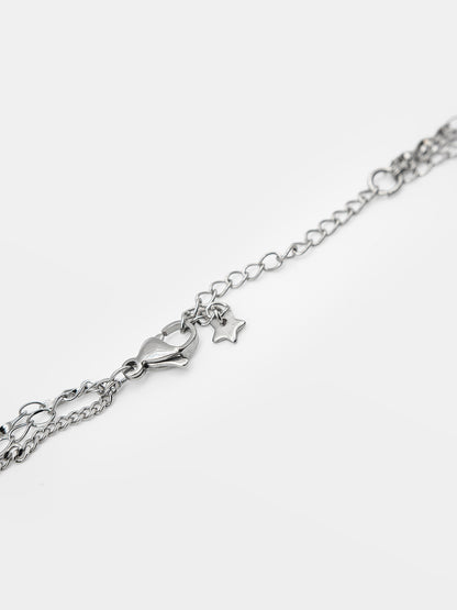 Potrójny naszyjnik z labradorytem Loverbound