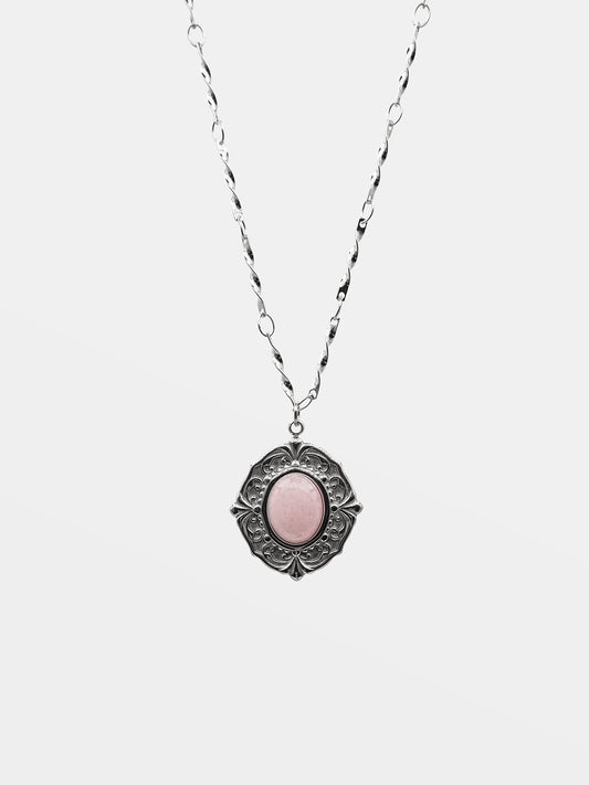 Naszyjnik z kwarcem różowym Beloved