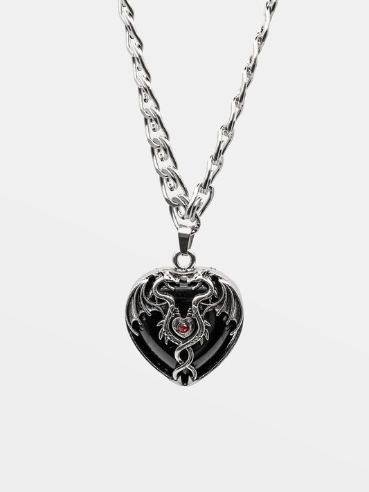 Naszyjnik z obsydianem Mistwood