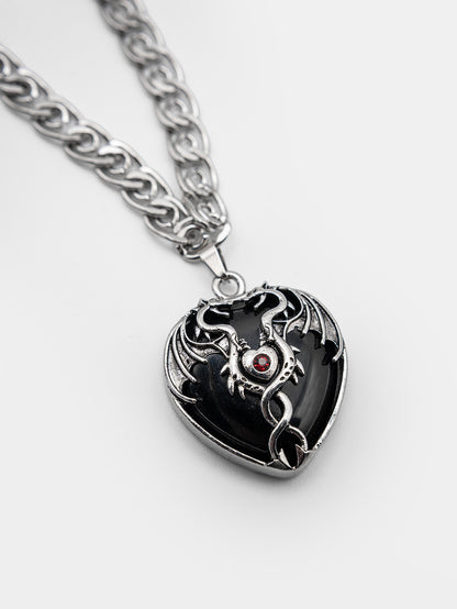 Naszyjnik z obsydianem Mistwood