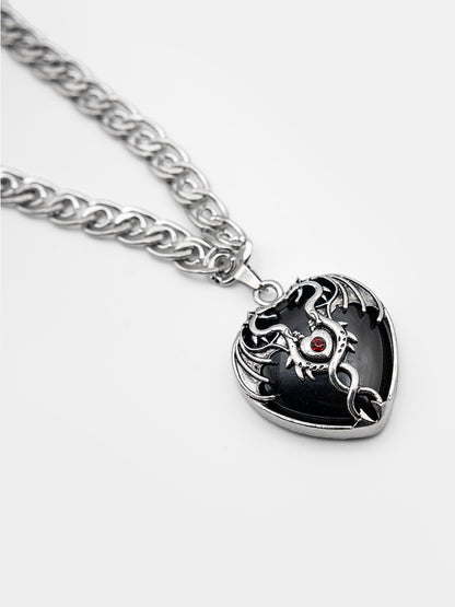 Naszyjnik z obsydianem Mistwood