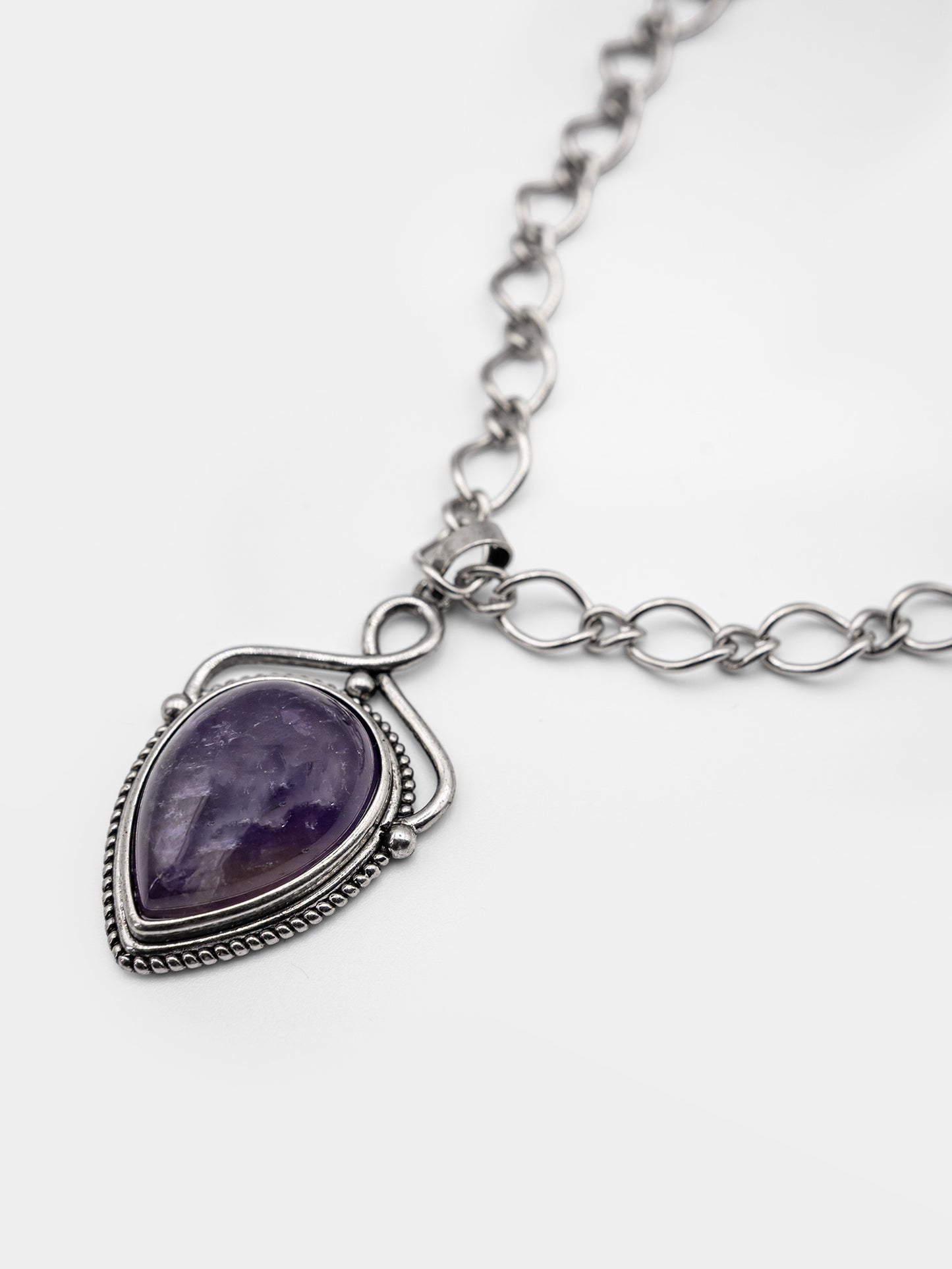 Naszyjnik z ametystem Devoted