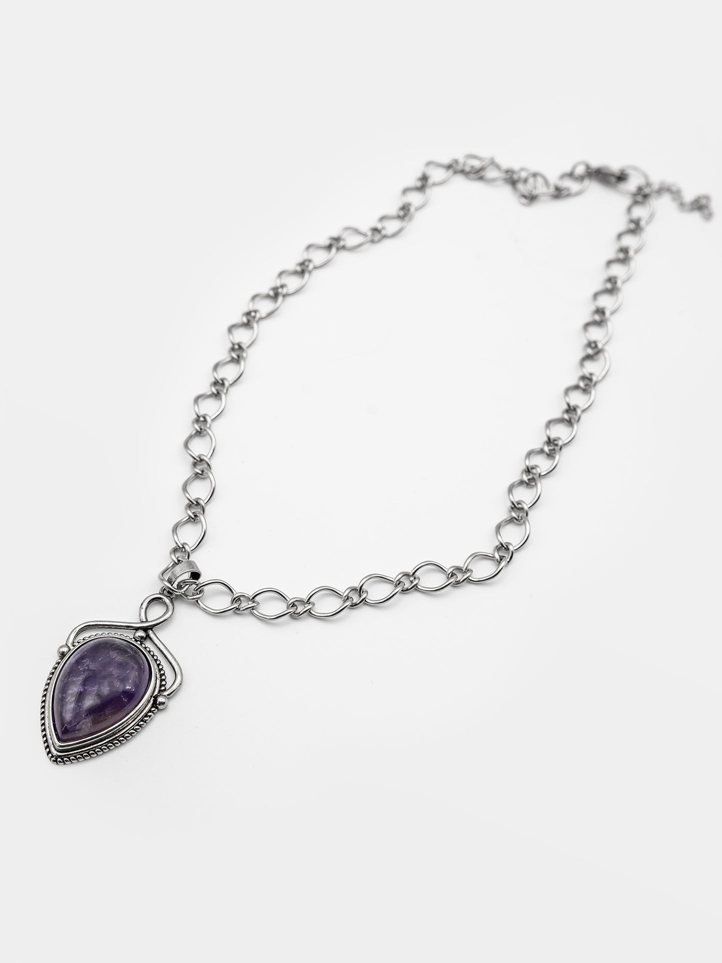 Naszyjnik z ametystem Devoted