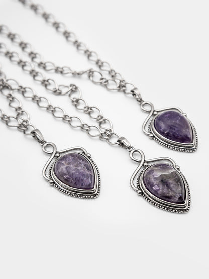 Naszyjnik z ametystem Devoted