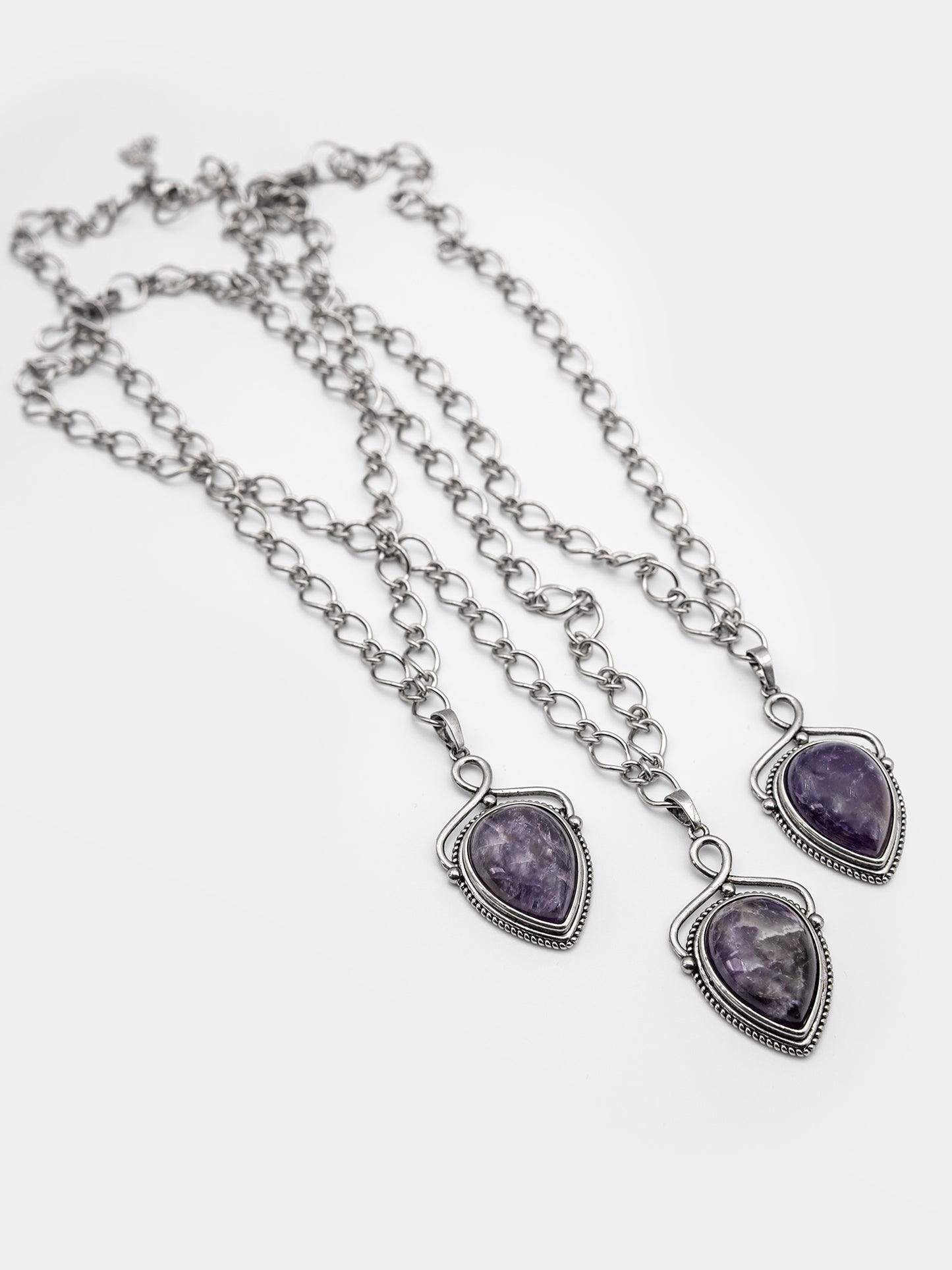 Naszyjnik z ametystem Devoted
