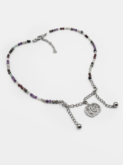 Spooky Gemstone Choker 