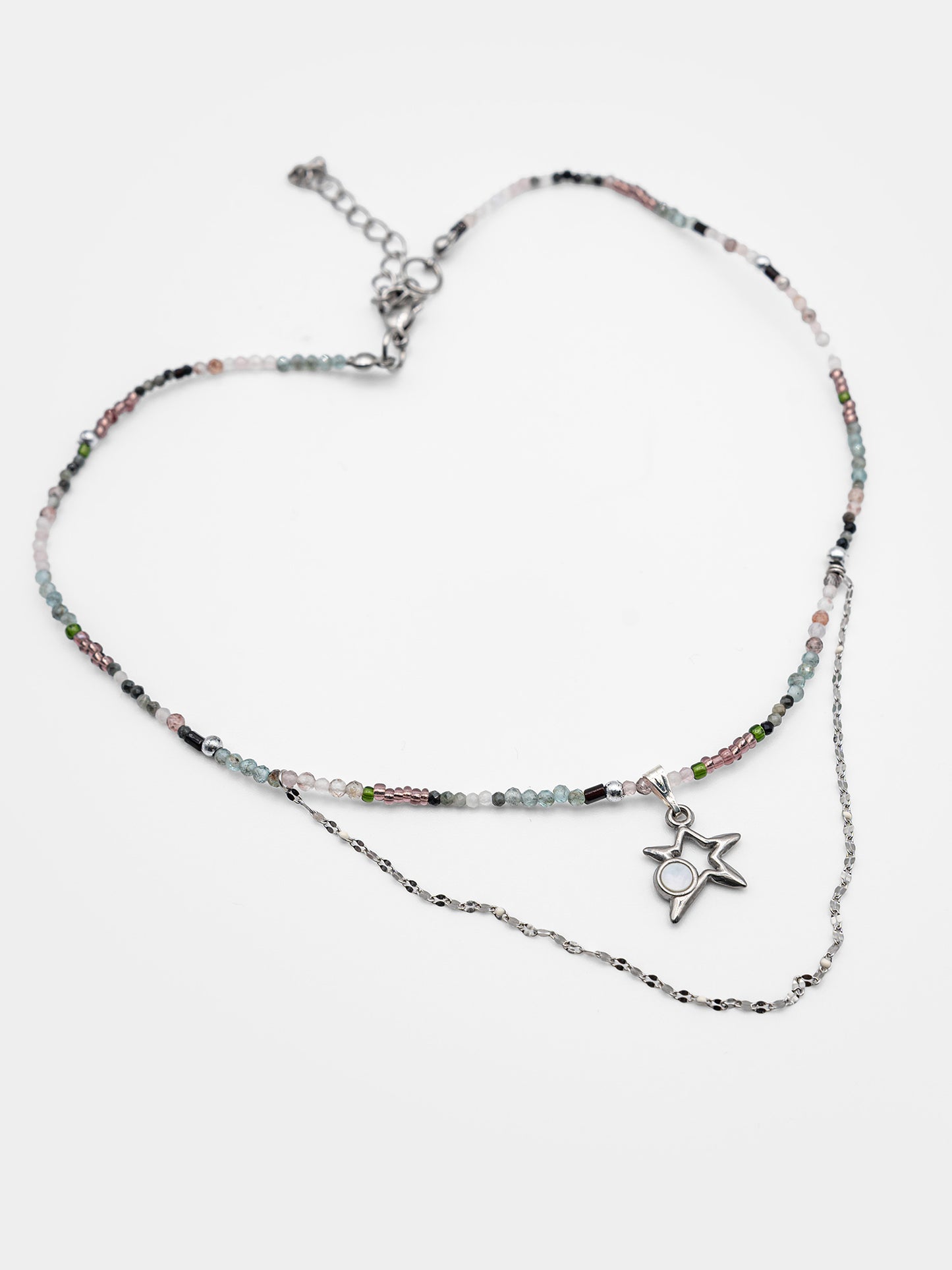 Choker z kamieni naturalnych z gwiazdką Stella