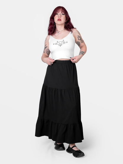 Top with Paradise embroidery