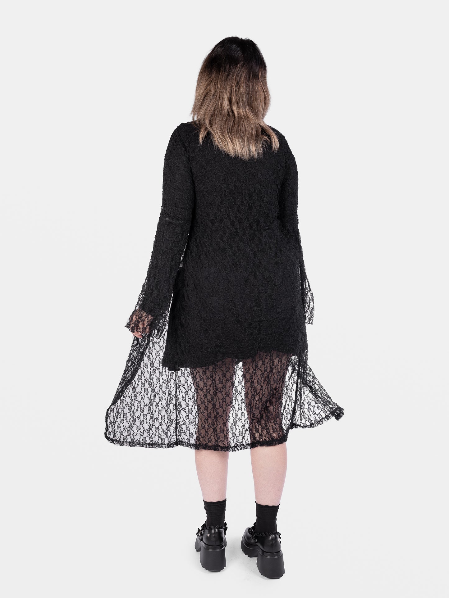 Nightsprite Lace Maxi Cardigan