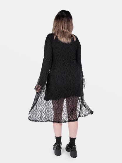 Nightsprite Lace Maxi Cardigan