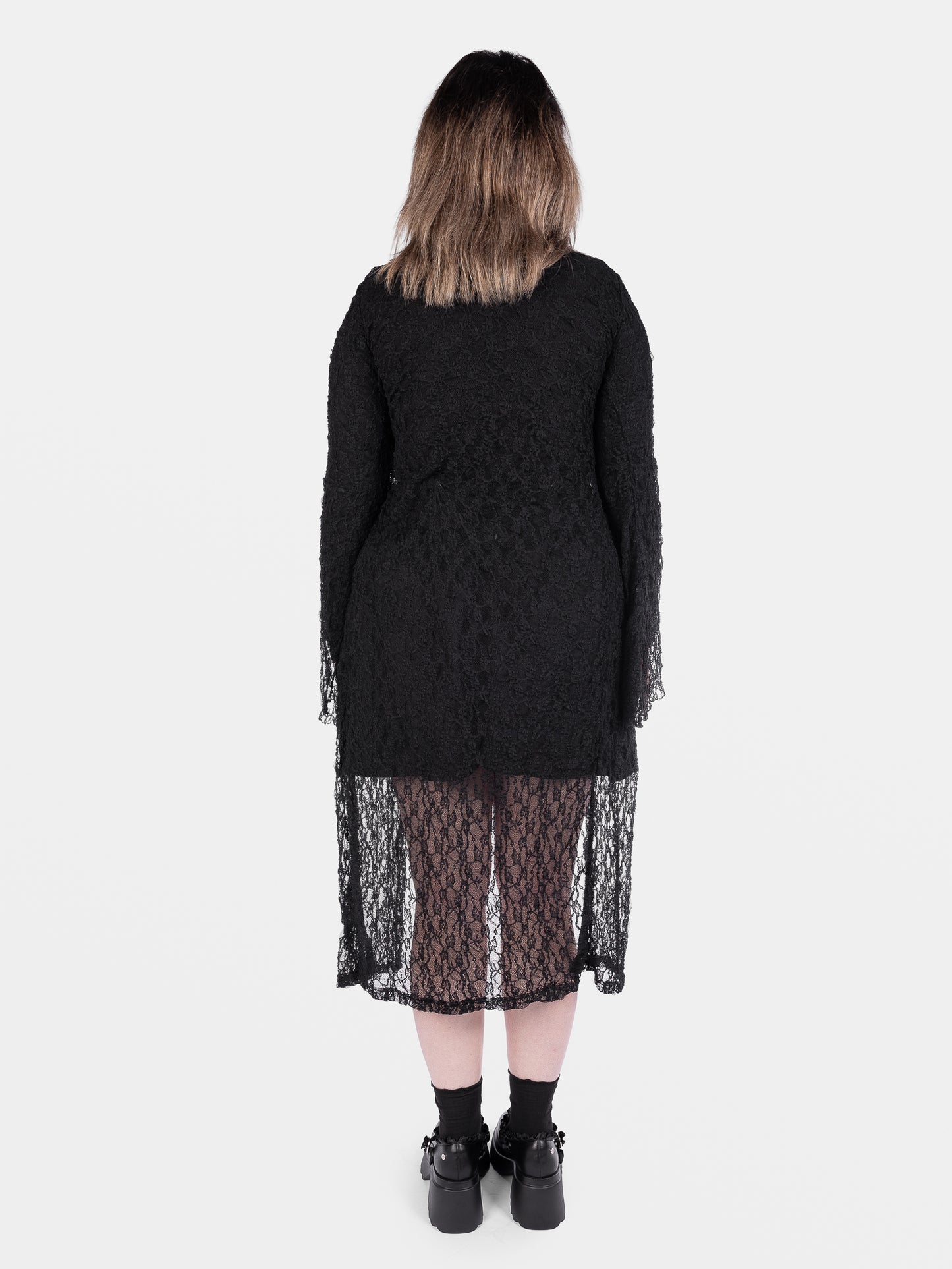 Nightsprite Lace Maxi Cardigan