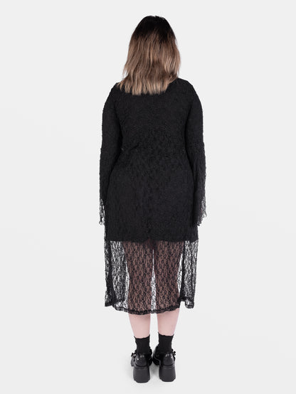 Nightsprite Lace Maxi Cardigan
