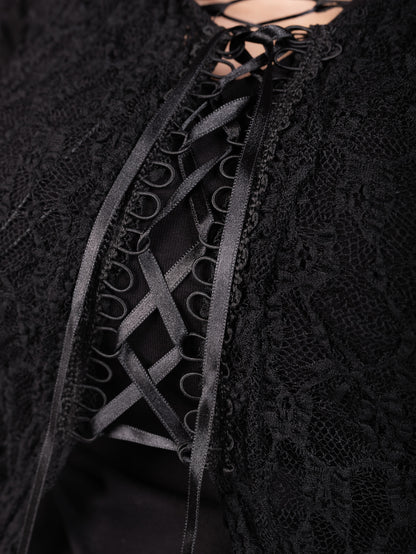 Nightsprite Lace Maxi Cardigan