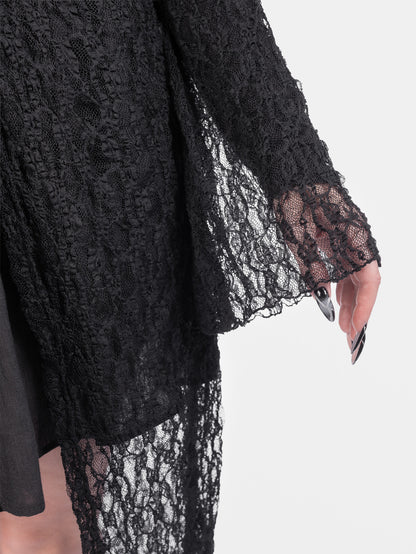 Nightsprite Lace Maxi Cardigan