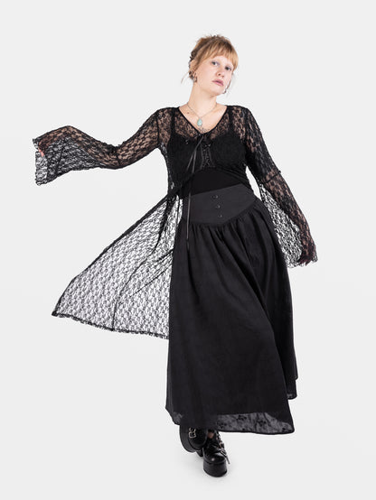 Nightsprite Lace Maxi Cardigan