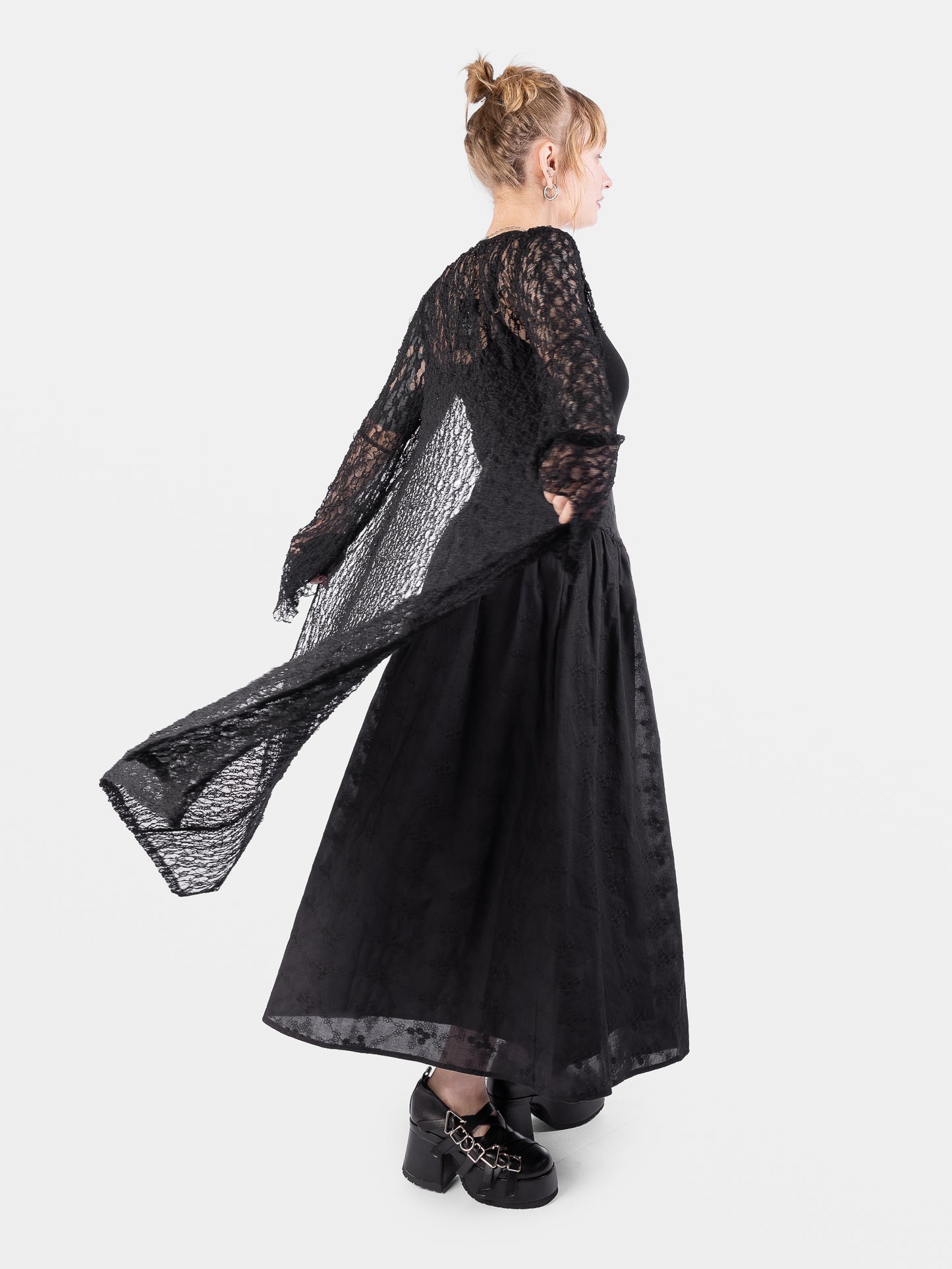 Nightsprite Lace Maxi Cardigan