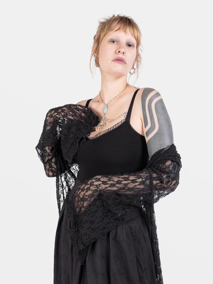 Nightsprite Lace Maxi Cardigan