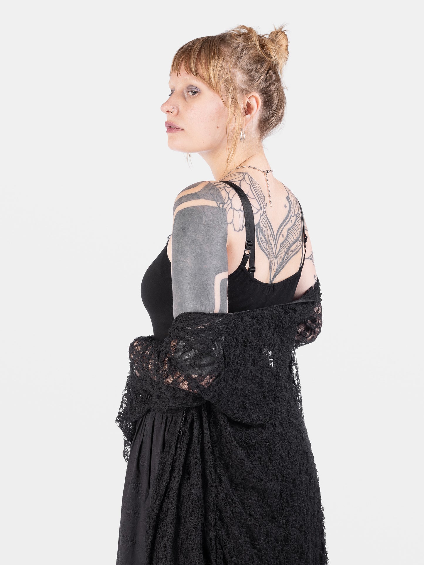 Nightsprite Lace Maxi Cardigan