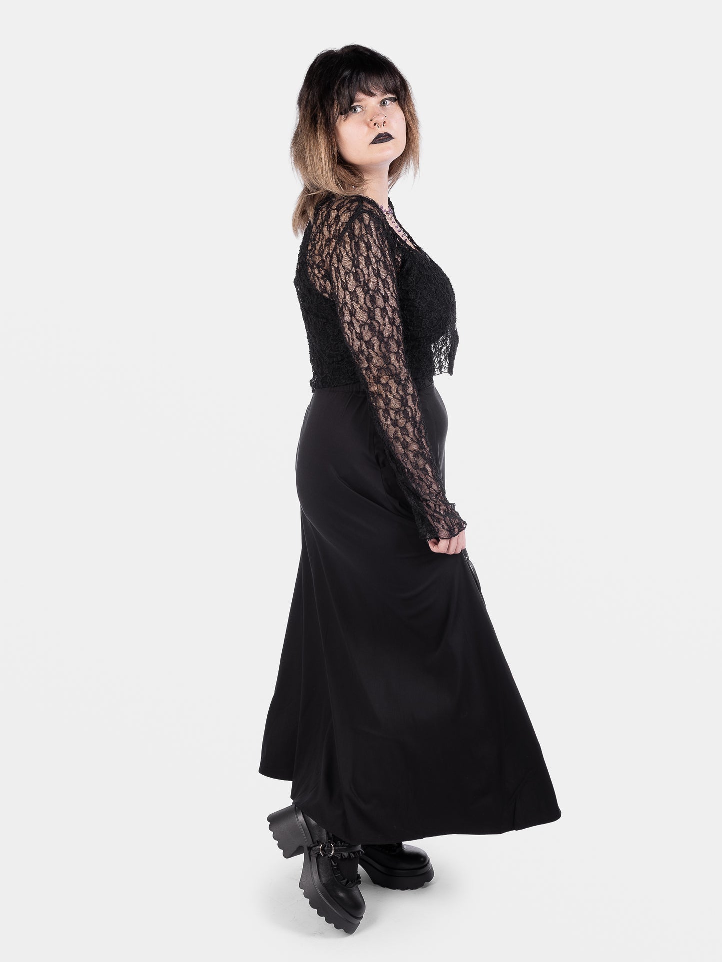 Nightsprite Lace Cropped Cardigan 