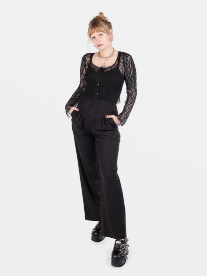 Nightsprite Lace Cropped Cardigan 