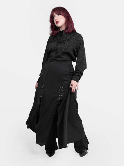 Spódnica midi z wiązaniem Lacrimosa